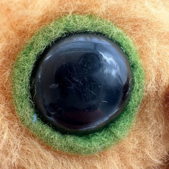 Vintage Danny Denim Gund Lion Stuffed Animal Plush Patchwork 1976 Overalls - Picture 9 of 10